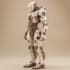 make cyberpunk sci fi robot, mecha character concept art