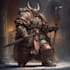 create a professional warhammer themed illustration