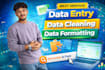 clear the data and arrange it
