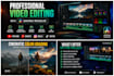 professional video editing with cinematic storytelling