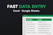 accurate excel data entry fast and reliable