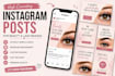 design instagram posts for beauty and lash businesses