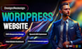 design a clean, responsive wordpress website