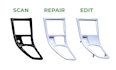 convert scanned data to editable cad file