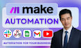 fix make com, made com, setup make com automation, make automation, make expert