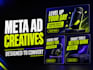 design meta ad creatives for facebook and instagram