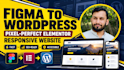 convert figma to elementor or figma to wordpress website