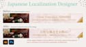 localize your banner, web or dtp design into natural japanese