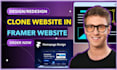 convert any clone or copy website into a framer website
