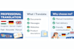 translate english, german and hungarian manually