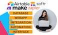 build airtable database, softr webapp, automation, integration,client portal