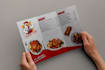 design a creative professional menu