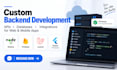 develop secure rest API and backend with node js, firebase, laravel and flutter