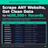 scrape any website and extract data using python