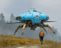 design a spaceship, sci fi illustration and sci fi art