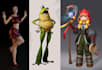 do 3d cartoon character 3d modeling 3d character design 3d rig for 3d animation