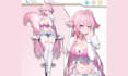draw rig live2d vtuber model, live2d vtuber model, anime vtuber model,live2d rig