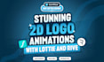 create stunning 2d logo animations with lottie and rive