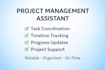 manage your project, tasks, timeline and team as a project manager