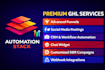 create complete gohighlevel system, funnels , automations