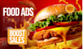 design eye catching food ads to boost your sales