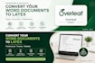 convert word document to latex on overleaf