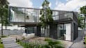 2d plan, render propose modular container home, shipping container 2d plan, cgi
