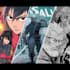 illustrate comic cover art and splash pages
