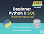 write python scripts, automate tasks, and create sql queries