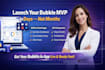 do bubble website development  bubble  bubble app bubble io developer mvp bubble
