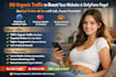 do organic traffic to boost website and only fans page