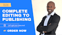 professionally edit, proofread, and publish on amazon KDP