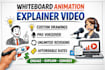 create a doodle whiteboard animation explainer video