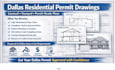 prepare stamped code compliant residential permit drawings for dallas