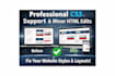 fix CSS issues, improve styling, and do minor HTML changes