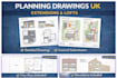 create UK planning permission drawings for house extensions