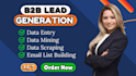 do b2b lead generation and data mining for any industry