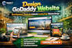 design godaddy website development redesign godaddy landing page website design