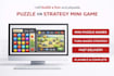 build a fun and playable puzzle or strategy mini game