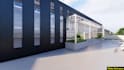do 3d industrial factory production line, 3d factory plant walkthrough animation