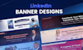 design premium linkedin banner that standout
