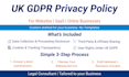 draft a UK gdpr compliant privacy policy