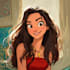 draw a beautiful disney style portrait