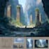 create environment concept art and illustration