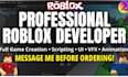 create your roblox game, script, ui, vfx, and full game systems