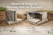 provide structural design of retaining wall and basement