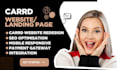 do carrd website carrd landing page design carrd redesign carrd website redesign