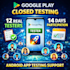 provide android app closed testing for google play