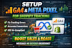 setup ga4 meta pixel with accurate shopify conversion tracking