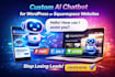 build ai chatbot for your wordpress squarespace or wix website